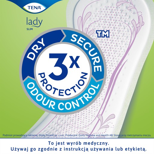 Špecializované hygienické vložky TENA Lady Slim Mini 20 kusov