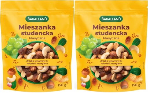 Bakalland klasický študentský mix 150g x2