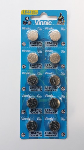 Vinnic AG13 LR44 batéria 1,5V blister 10 ks.