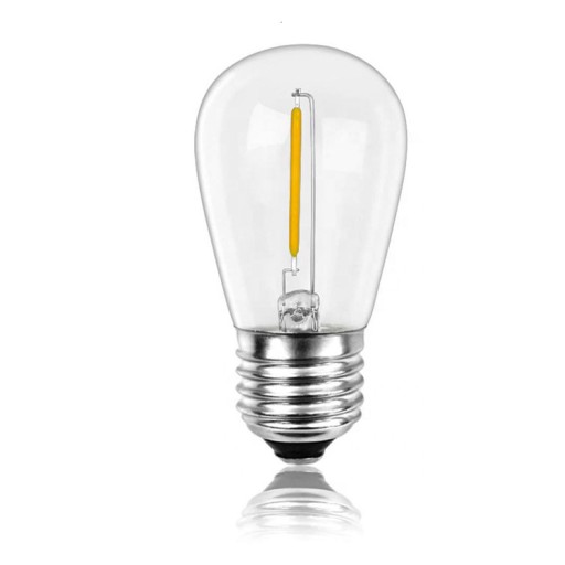 E27 S14 1W retro teplá LED festónová žiarovka