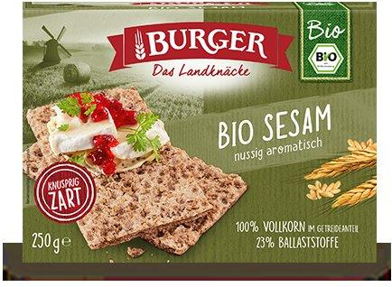 BIELY RAŽNÝ CHLAMAČKOVÝ CHLIEB SO SEZAMOVÝMI SEMIENKAMI, BIO, 250G