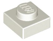 LEGO TANIER 1X1 BIELY Č. 3024 PRE 3 KS