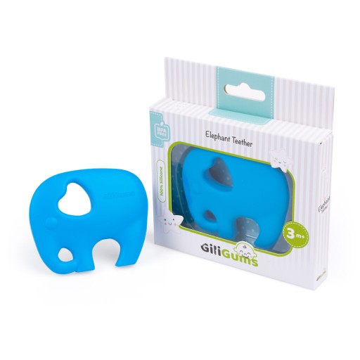 Silikónové hryzátko GiliGums ELEPHANT pre deti