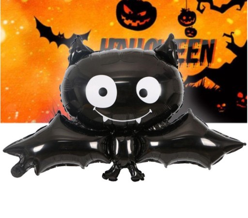 BALÓN Balóny BAT BLACK HALLOWEEN 93 CM
