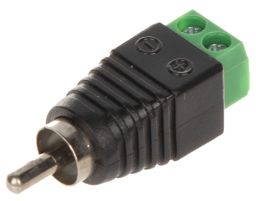 KONEKTOR KONEKTORA KONEKTORA ADAPTÉRA CINCH RCA PLUG