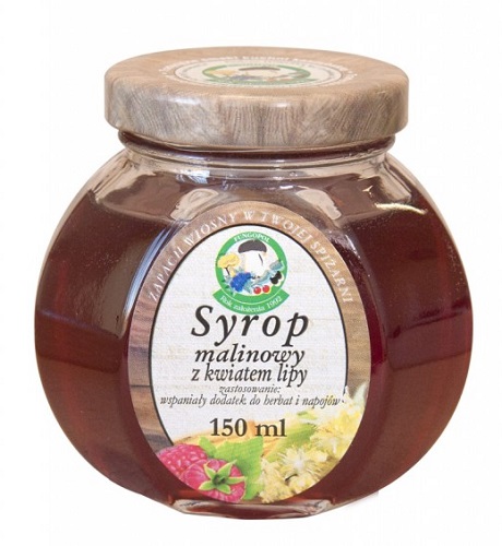 Fungopol Malinový sirup s lipou 150 ml