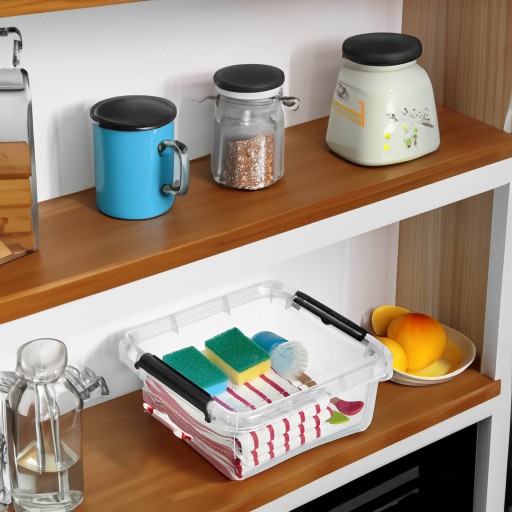 PLASTOVÝ KONTAJNER S VÍKOM ÚLOŽNÝ BOX 6L
