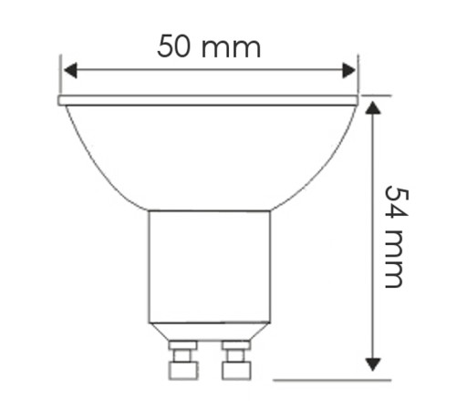OSRAM halogénová LED žiarovka GU10 4,5W teplá
