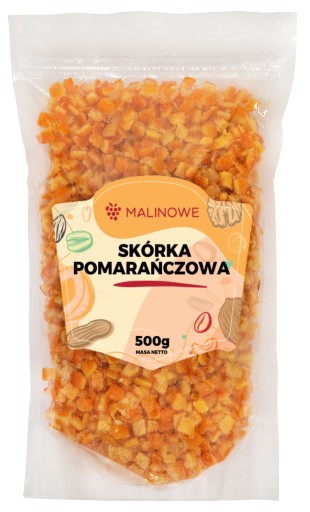 POMERANČOVÁ KÔRA, KANDIDOVANÁ POMERANČOVÁ KOCKA 500g, NATURAL PREMIUM