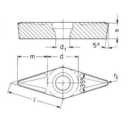 Rezná doštička WNMG 160404-TM TG1125 IRON ROOT