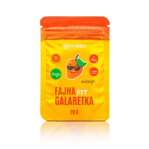 FITREC Fajna Vegan Mango Jelly 28g (4 porcie)