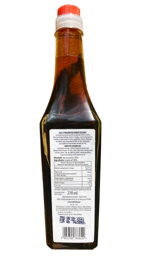 Sezamový olej z pražených sezamových semienok 270ml