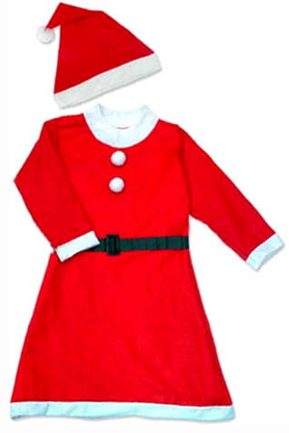 KOSTÝM SNEHULIENKA 7-9L SANTA VIANOČNÝ
