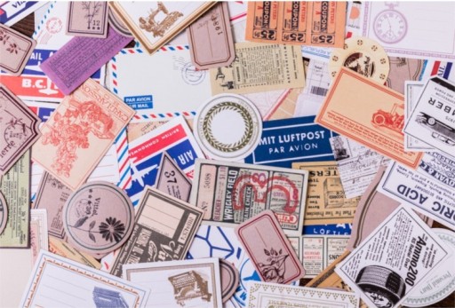 Retro Scrapbookingové nálepky na Scrapbookingové steny