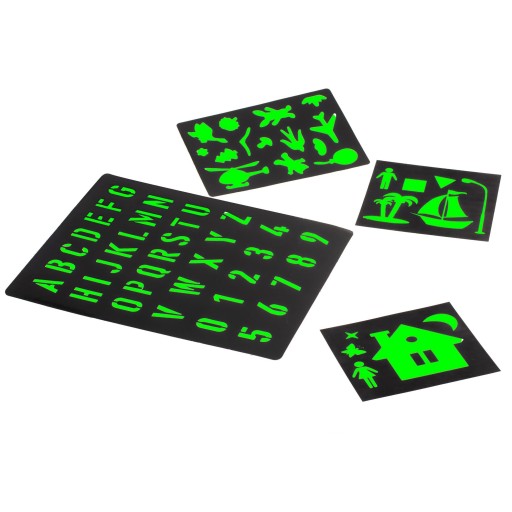 KREATÍVNA MAGICKÁ FLUO LIGHT MAĽOVACIA TABUĽA UV ŽIARENÝ TEXT