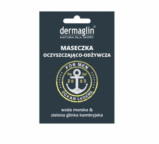 Dermaglin maska pre mužov s morskou vodou 20g