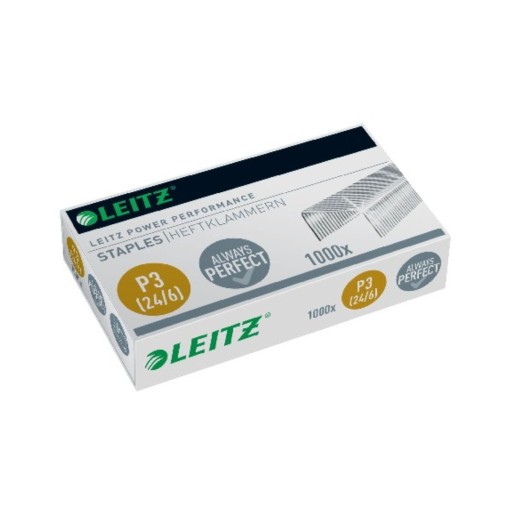 LEITZ P3 24/6 oceľové skoby, silné, 1000 ks.