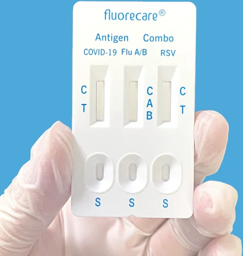 COVID-19 Flu AB RSV Test Combo 4v1 Fluorecare
