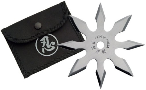 Nôž na šípky SHURIKEN 8R SILVER ORIGINÁL