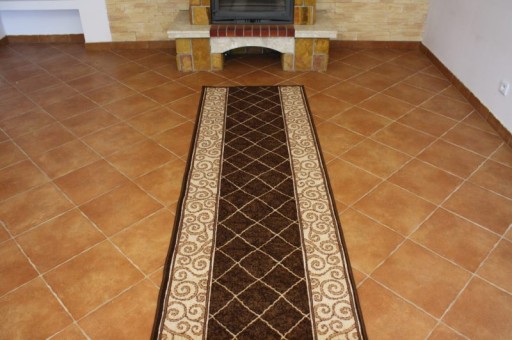 BEŽECKÉ, PROTIŠMYKOVÉ KOBERCE, 100 cm, RÓMSKE HNEDÉ