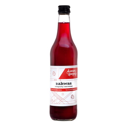Nakladané špeciality Kvások z červenej kapusty 500ml