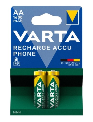 Batérie Varta, Recharge Accu AA 1600mAh, 2 ks