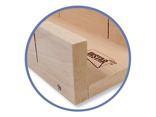 INSTAR - DREVENÁ POKOSOVÁ BOX 300 x 80 MM 45-90 STUPŇOV PREdĺžená STRANA