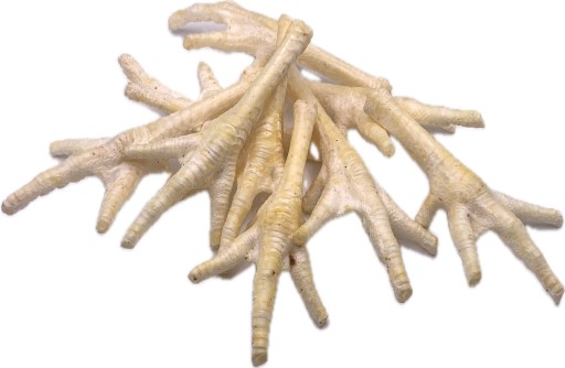 Kuracie nohy Biele kuracie nohy Prirodzene sušené 10 kusov Large Chew