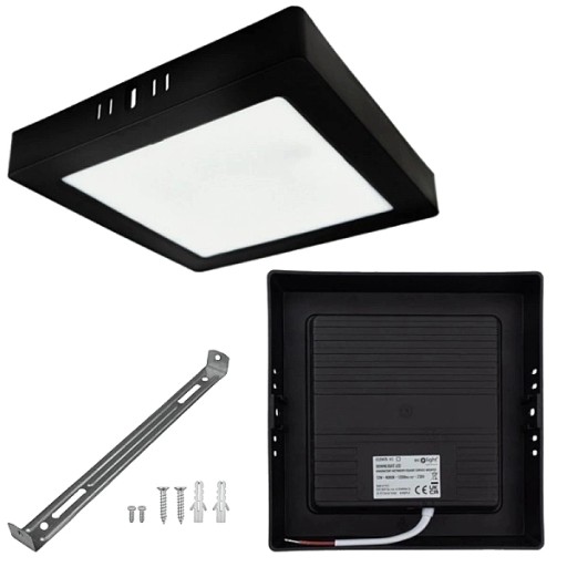 Svietidlo Plafon LED stropné svietidlo s povrchom 12W 4000K neutrálne 17x17cm