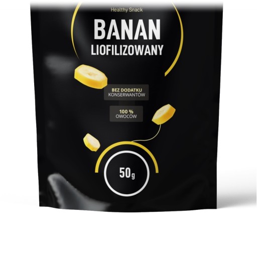 Mrazom sušené plátky banánu 50g HiFOOD Natural