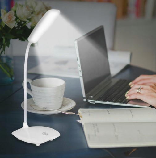LAMPA DO ŠKOLSKEJ POLOHY 18 LED USB DOTYKOVÁ BEZDR