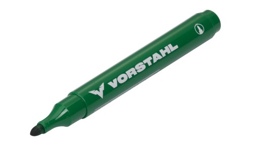 VORSTAHL Permanentná zelená vodotesná stavebná značka