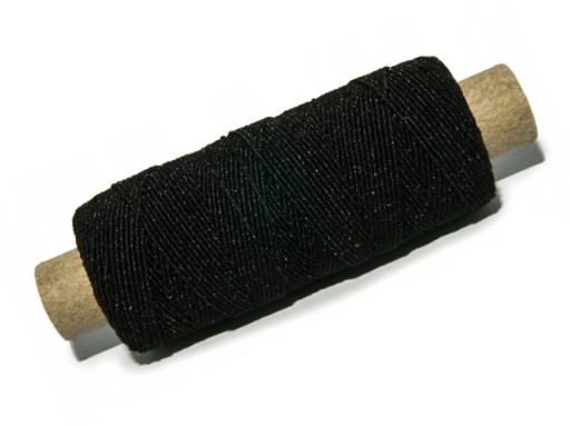 GUMOVÉ NITE pogumovaná elastická čierna PEGA niť