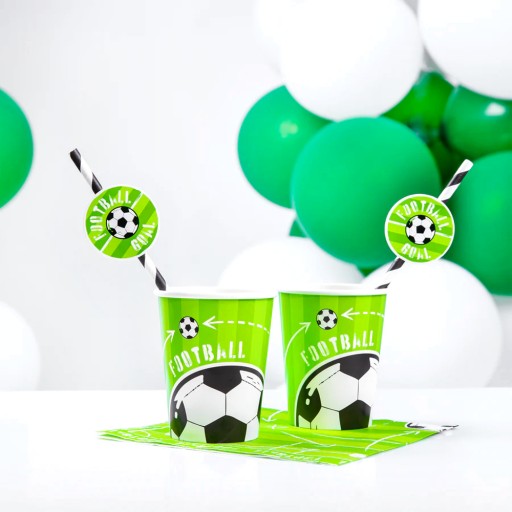 FUTBALOVÉ PAPIEROVÉ POHÁRKY - 6 KS - 9906