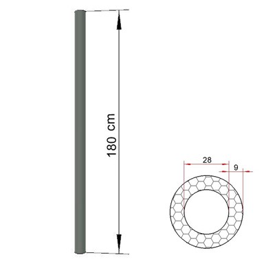 PENOVÝ OBAL NA STĹPY TRAMPOLÍNY 180cm