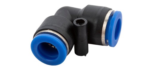 Uhlový zásuvný konektor Uhlový konektor pre 8 mm hadicu