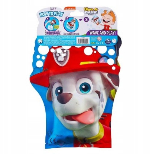 Bublinová rukavica PAW PATROL MARCHAL - Ideálne pre deti