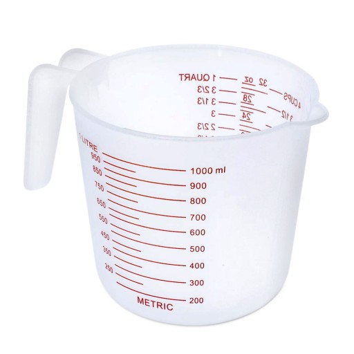 DŽVNA S ODMERNOU NÁDOBOU, 1000 ML