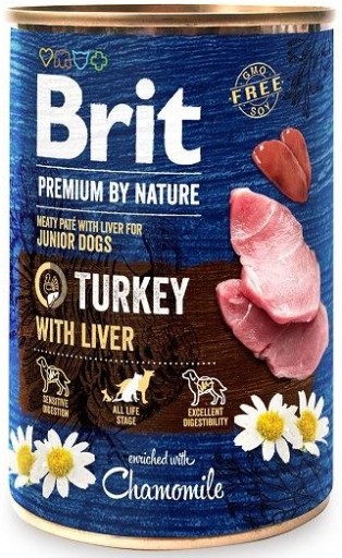 Brit Premium By Nature Turecko a pečeň 400 g