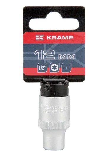 Torx-E zásuvka 1/2 E12 KRAMP