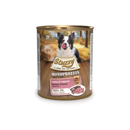 STUZZY DOG Hypoalergénne mokré krmivo pre psov s bravčovým mäsom 800g