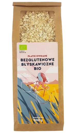 Instantné ovsené vločky, bezlepkové, organické, organické, 500 g Päť premien