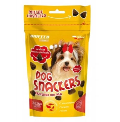 BIOFEED DOG SNACKERS Mäsové sušienky pre psov - trénerské maškrty 90g