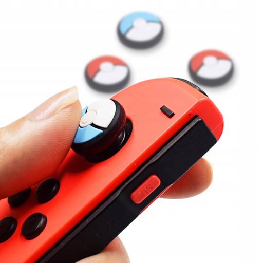 IRIS Sada 4 farebných krytov gombíkov Switch Lite so vzorom Pokeball