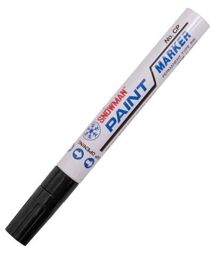 Snehuliak kovový olejový popisovač, hrúbka 1,5-3mm