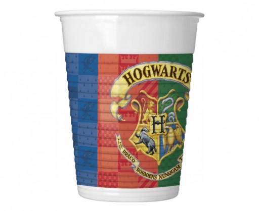 Harry Potter plastové poháre 200 ml 8 ks.