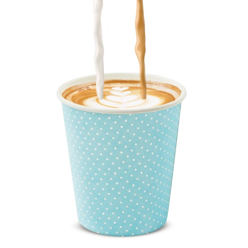 PAPIEROVÉ POHÁRKY 250ml 50x Pastelové až HORÚCE 80mm