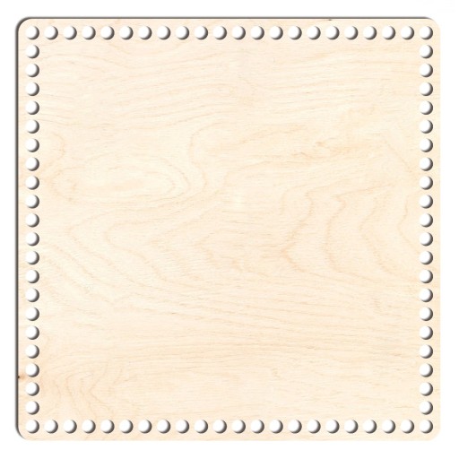 štvorcový základný kôš dno 30 cm štvorcová preglejka