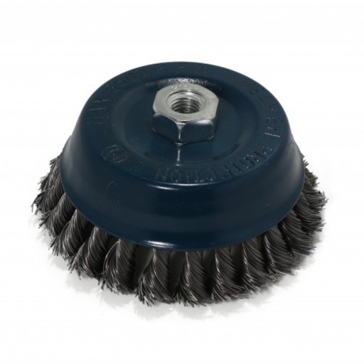 Forsage Butt brush FOR BRINDER 75mm pletený drôt so závitom M14