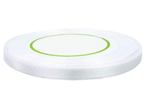SATÉNOVÁ STUHA 6mm/32m BIELA